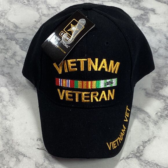 Vietnam War Veteran Hat Ball Cap One Size NWT US Army Licensed Product - Picture 1 of 6